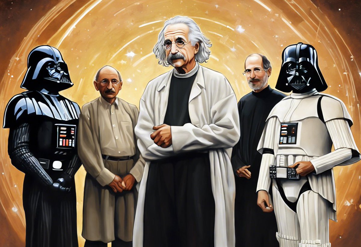 Booste deine Kreativität mit #ChatGPT: Schlüpf in die Rolle von Ikonen wie Gandhi oder Jobs und entdecke frische Ideen! Probiere "Du bist X, welche Ideen hast du?" aus und erweitere deinen Ideenhorizont. #Innovation #Kreativität