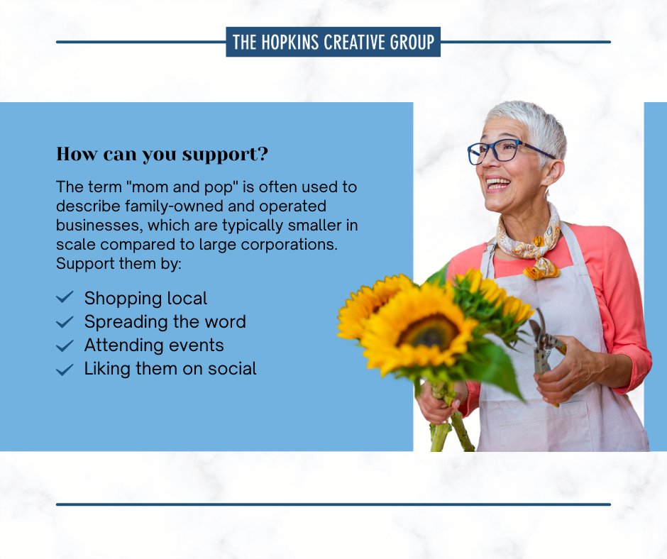 Happy #NationalMomandPopBusinessOwnersDay!  Let's celebrate the heart and soul of our communities - the small businesses that make our neighborhoods unique. Show your support by shopping small, spreading the word and celebrating the hardworking people behind these businesses.
