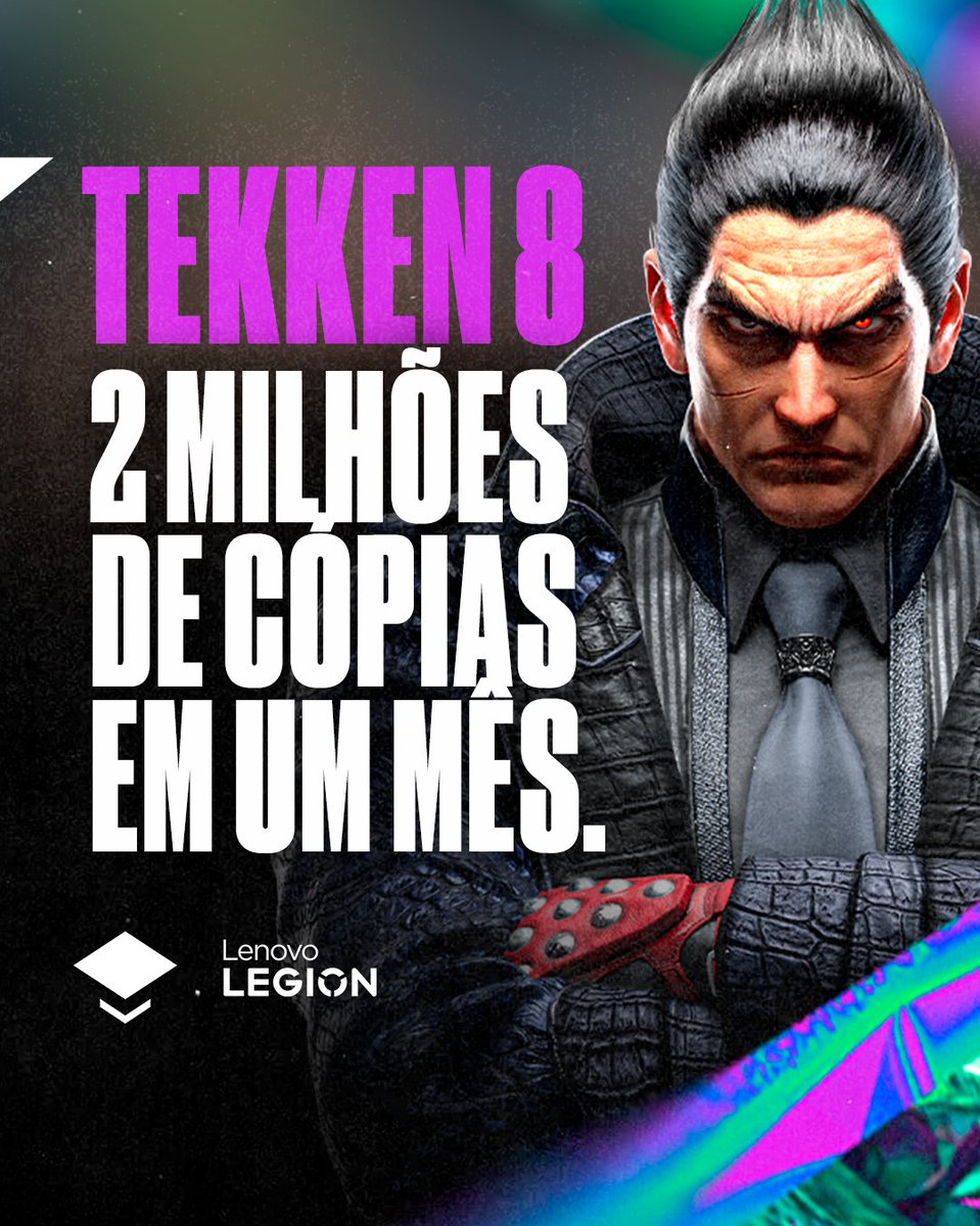 Jogos de luta em alta?

Tekken 8 arrasa nas vendas, atingindo 2 milhões+ de cópias em apenas 1 mês, superando seu antecessor Tekken 7.

Street Fighter 6 seguiu no mesmo ritmo em seu lançamento. Mortal Kombat 1, por sua vez, alcançou a marca de 3 milhões+ em pouco mais de 1 mês.