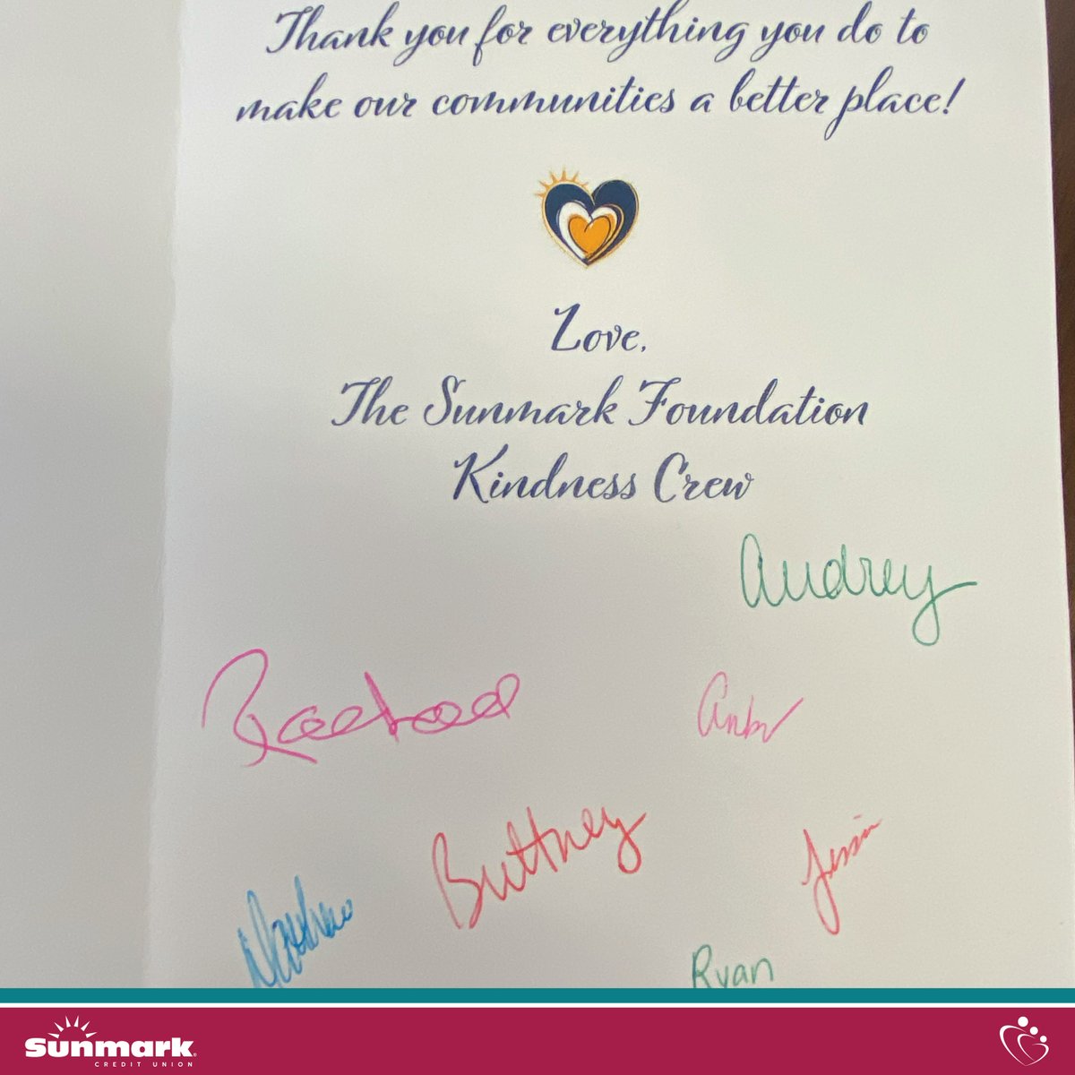 As part of #LeapOfKindnessDay, the Board of the Sunmark Charitable Community Foundation dropped off DELICIOUS cookies from @CrumblCookies! <a href="/sunmarkcu/">Sunmark Credit Union</a> and the Foundation are incredible community partners and we wish to thank THEM for everything THEY do in our community. ❤️