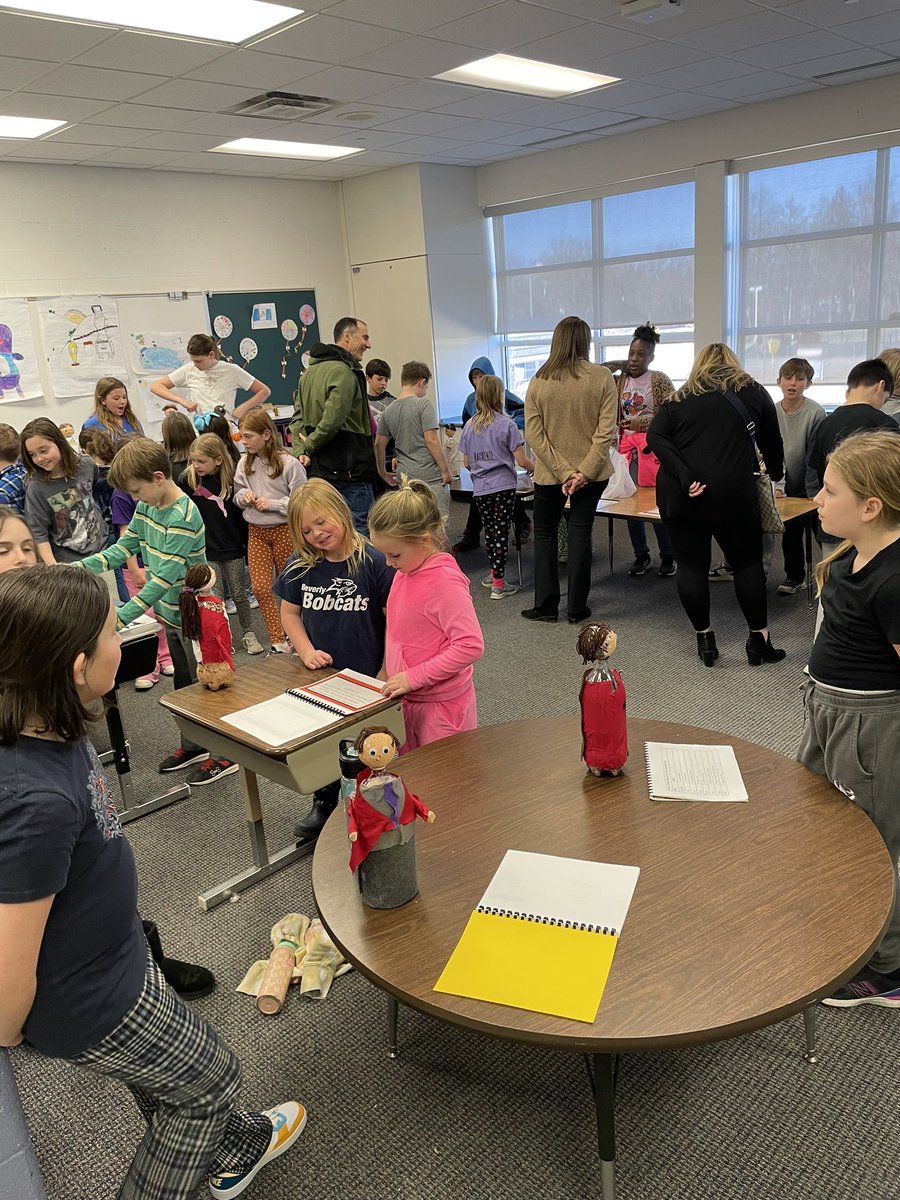 So proud of our 5th grade students for sharing their Bottle Buddies projects with our school community!