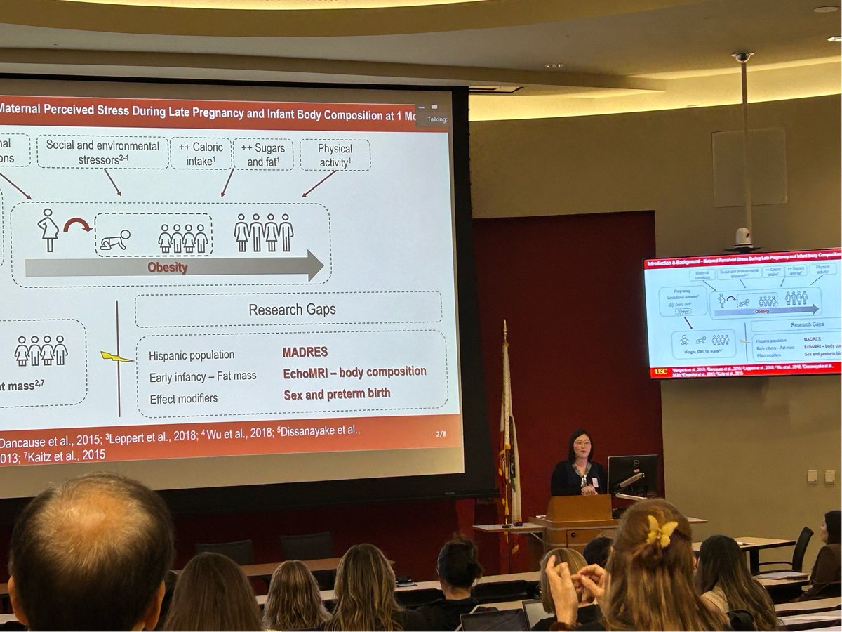 Excellent presentation by Xiaoran Yang at USC DORI'S Annual Research Symposium on maternal perceived stress and infant body composition! <a href="/USC_DORI/">DORI</a>