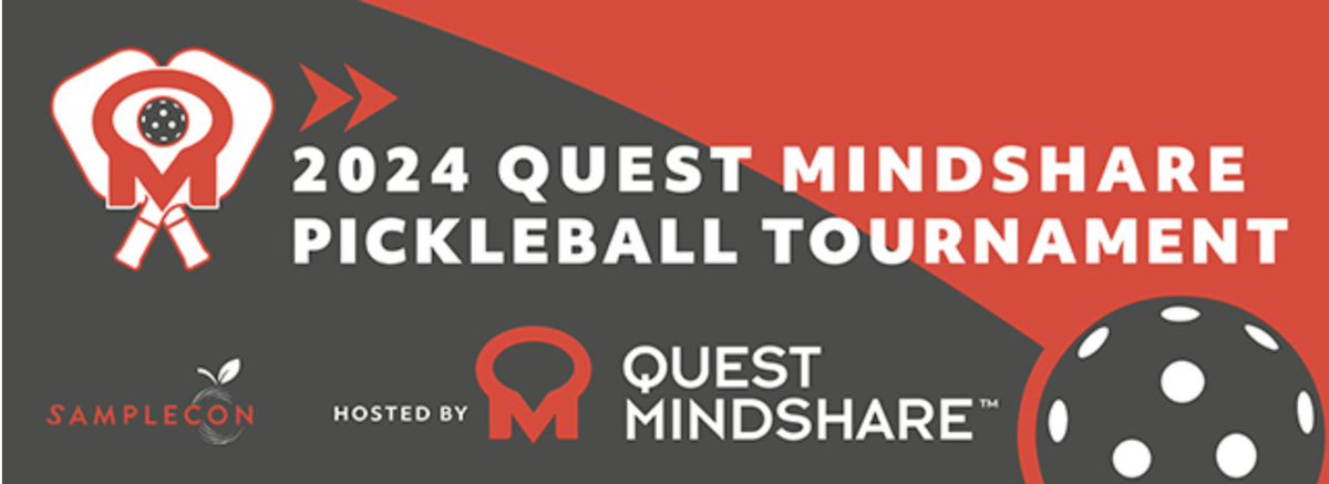 Samplecon's tweet image. Pickleball at #SampleCon anyone? Join @Questmindshare for a fun afternoon of strategy, competition and collaboration. No pickleball experience required! #newmr #restech #mrx #marketresearch #consumerinsights

lnkd.in/gsSeBAbu