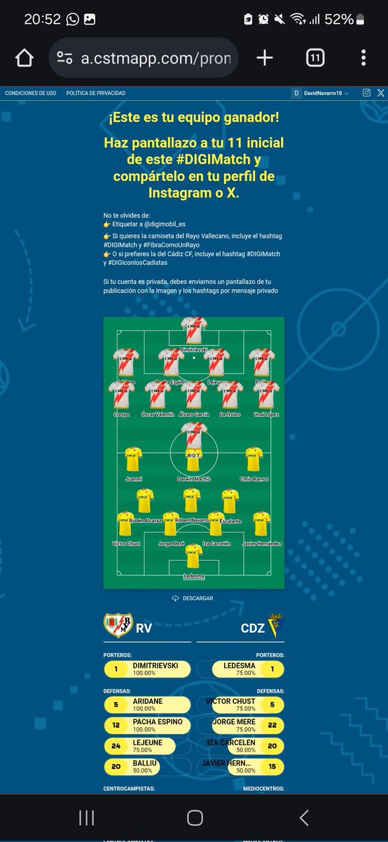 DavidNavarro18's tweet image. #DIGIMatch #DIGIconlosCadistas @digimobil_es