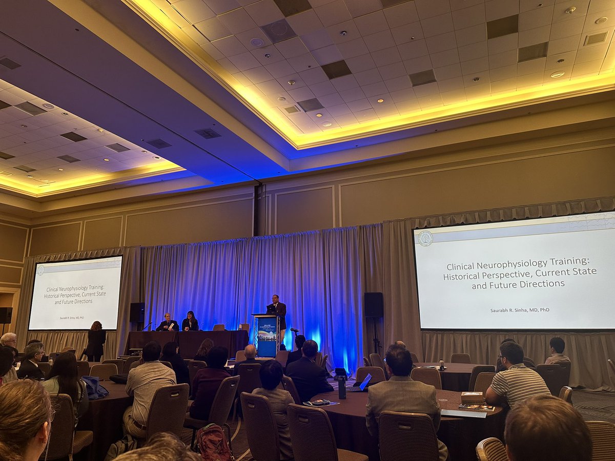 Meriem Bensalem-Owen, MD, FAES, FANA, FACNS (@bensalem_owen) on Twitter photo Terrific Presidential Address by current ACNS President, Dr. Sinha, on Clinical Neurophysiology Training: Historical Perspective, Current State & Future Directions 🧠 📚
<a href="/ACNS_org/">ACNS</a> <a href="/JClinNeurophys/">Journal of Clinical Neurophysiology</a> 🌊<a href="/ClinicalNeuroph/">IFCN and its Clinical Neurophysiology journals</a> #ACNS2024 🌴☀️ Terrific Presidential Address by current ACNS President, Dr. Sinha, on Clinical Neurophysiology Training: Historical Perspective, Current State & Future Directions 🧠 📚
<a href="/ACNS_org/">ACNS</a> <a href="/JClinNeurophys/">Journal of Clinical Neurophysiology</a> 🌊<a href="/ClinicalNeuroph/">IFCN and its Clinical Neurophysiology journals</a> #ACNS2024 🌴☀️