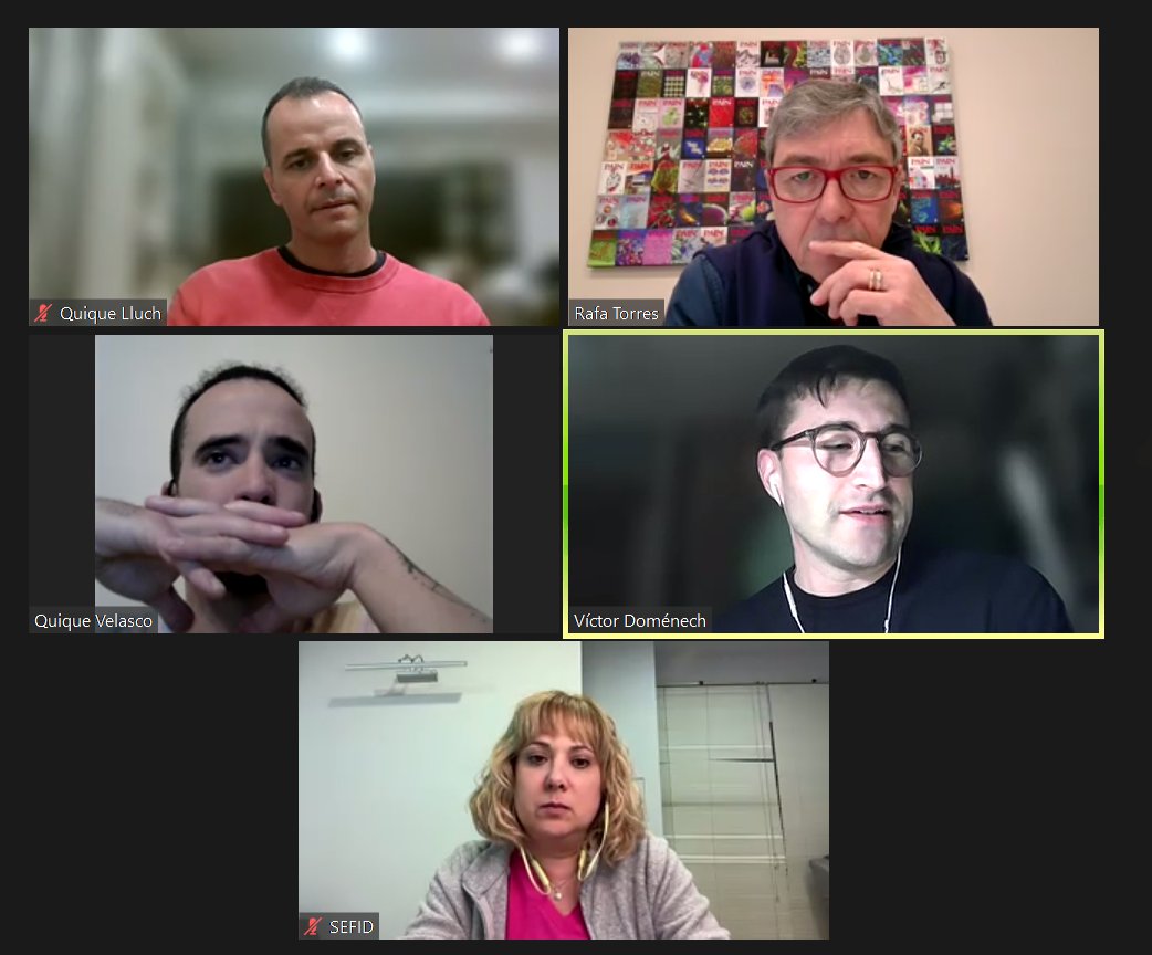 Genial el seminario de Quique Velasco organizado por <a href="/sefid_oficial/">Sociedad Española de Fisioterapia y Dolor</a> 
Mecanismos perifericos relacionados con el dolor crónico. Gracias a todos por la acogida de la iniciativa.