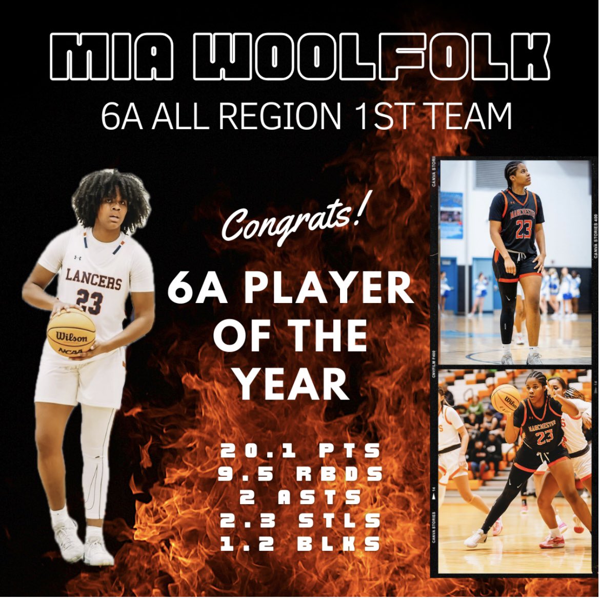 🗞️Big news is coming out today!!!CONGRATS <a href="/Miawoolfolk24/">Mia</a> on being named 6A All Region 1st Team &amp; once again 6A PLAYER OF THE YEAR 🏆<a href="/CBS6SportsSean/">Sean Robertson</a> <a href="/MHSLancers/">ManchesterAD</a> <a href="/PGHVirginia/">Prep Girls Hoops Virginia</a> <a href="/TheKirkandByrd/">The Kirk and Byrd Show</a> <a href="/cfieldsports/">chesterfieldsports (from RVA Sports Network)</a>
