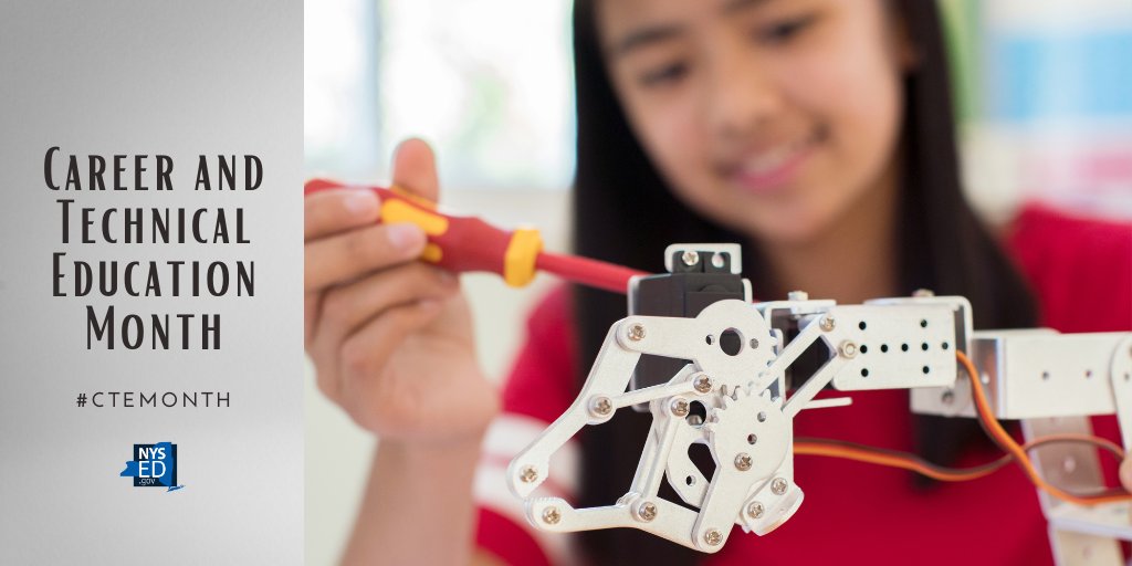 NYSEDNews's tweet image. Did you know? Drafting, Design, Energy, Construction, Transportation, Electronics, Communications, Materials, Manufacturing, Automation, &amp;amp; Robotics are all examples of Technology &amp;amp; Engineering Education courses! #TechEd #TechnologyEducation #CareerTechEd #CTEMonth #CTEisEssential