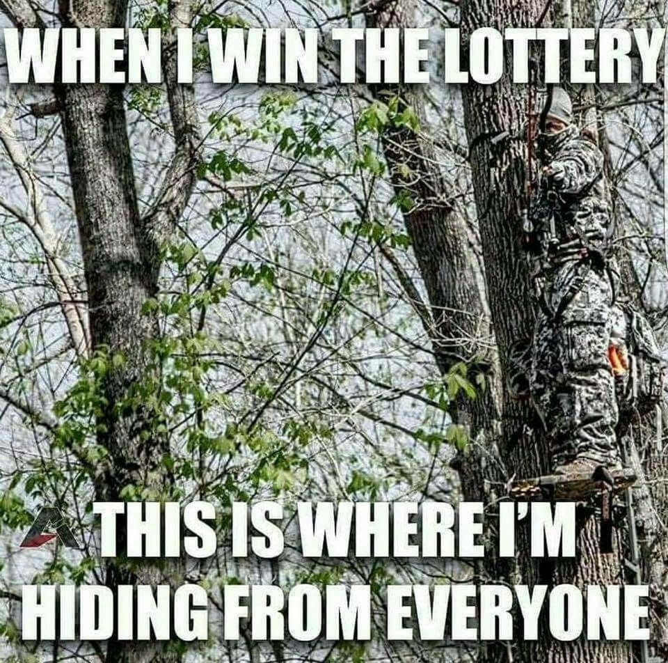 camoeverafter's tweet photo. Step aside, luxury resorts! We already know where we're hiding out if we hit the jackpot.🌳
#hunting #huntingseason #huntinglife #huntingaddict https://t.co/H2LnSAmW4n