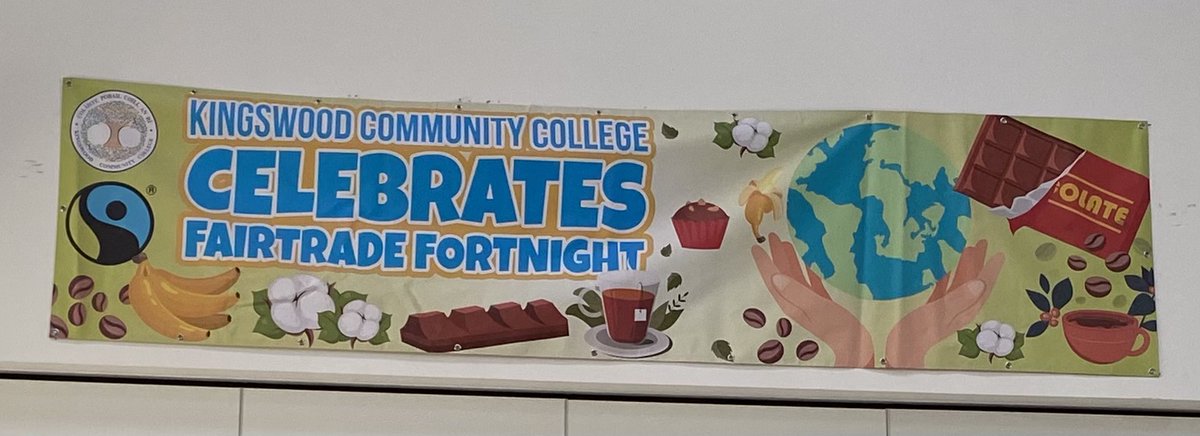 It’s Fairtrade Fortnight <a href="/Kingswoodcc16/">Kingswoodcc</a> 🌎🍌🍫☕️ #fairtradefortnight #globalcitizenseducation #Take1