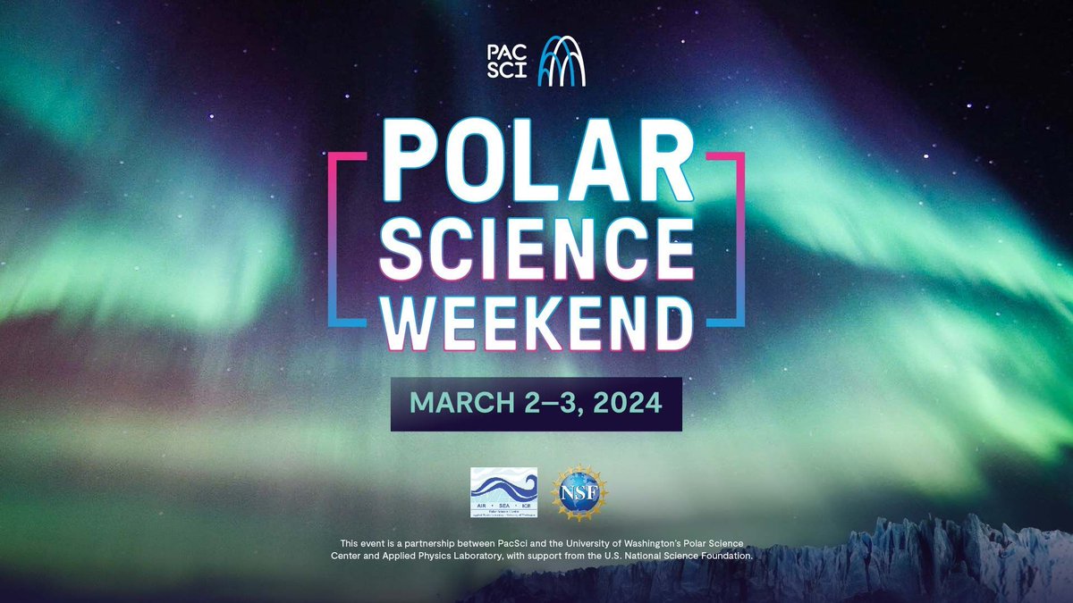 This weekend, the CES will be at Polar Science weekend at the Pacific Science Center! This is a great opportunity to learn about the current science projects going on at Earth's poles! To learn more, follow this link: buff.ly/49V0gYm We hope to see you there!🐧