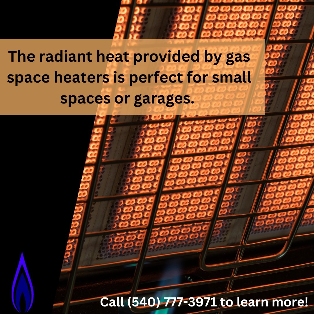 Now is a perfect time to look into a gas space heater to help maintaining energy cost! Call us to learn more! (540) 777-3971