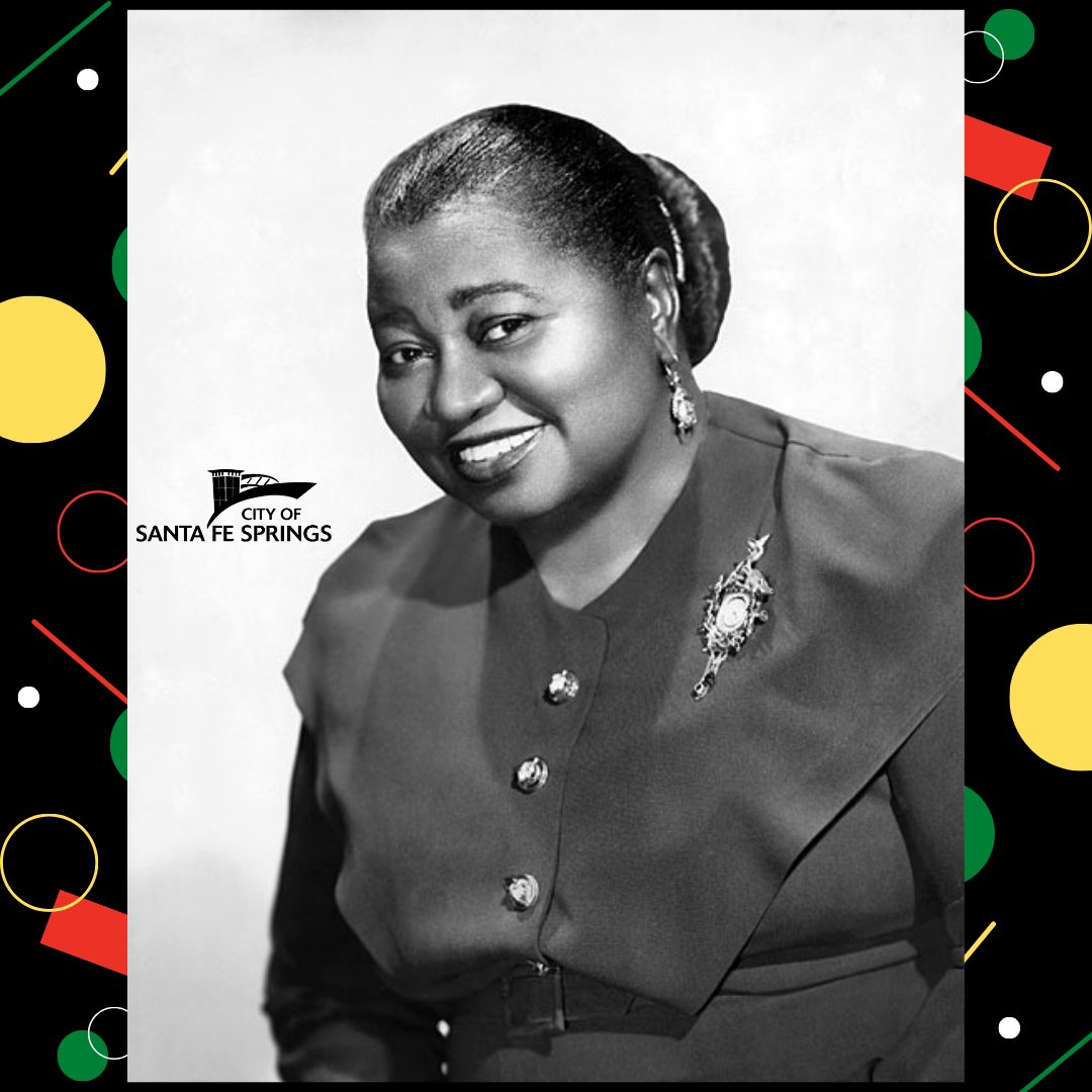 CityofSFS's tweet photo. The City of Santa Fe Springs is celebrating Black History Month all month long! ❤️️💚💛

Hattie McDaniel (1893 - 1952) was the first African American to win an Oscar.  She won the Academy Award for Best Supporting Actress in 1940.

#santafesprings #blackhistorymonth https://t.co/IjMmM3Qf6B