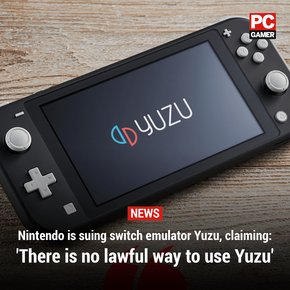 pcgamer's tweet photo. Nintendo says Yuzu played a large role in encouraging piracy of The Legend of Zelda: Tears of the Kingdom. https://t.co/U6fbhrhTUm https://t.co/4isvs784D7