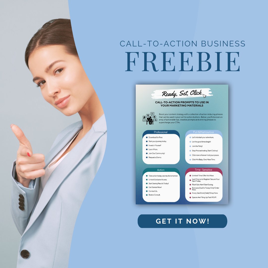 Effective CTAs drive engagement and customer action. For #smallbusinesses, they're crucial for growth. Access our freebie at thehopkinscreativegroup.com/ctafreebie or visit our link in bio. #businessmarketing #smallbusinesssupport #marketingtips #smallbusinesstips