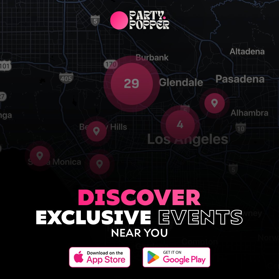 PartyPopperapp's tweet image. Dive into the hottest parties and exclusive events near you.🔥

Download Party Popper now and let the good times roll!📲