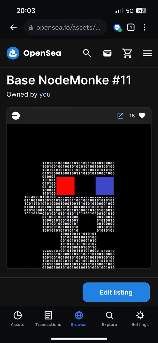 X_cryptoNFTs's tweet image. 🐒 @jessepollak @dwr @TimBeiko