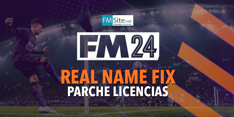 FMSite's tweet photo. Tras cada actualización, toca instalar de nuevo el #realnamefix del #FM24 porque los nombres reales se pierden.
➡️Descarga https://t.co/5GUsoOxa6f https://t.co/rH8EaA6fyG