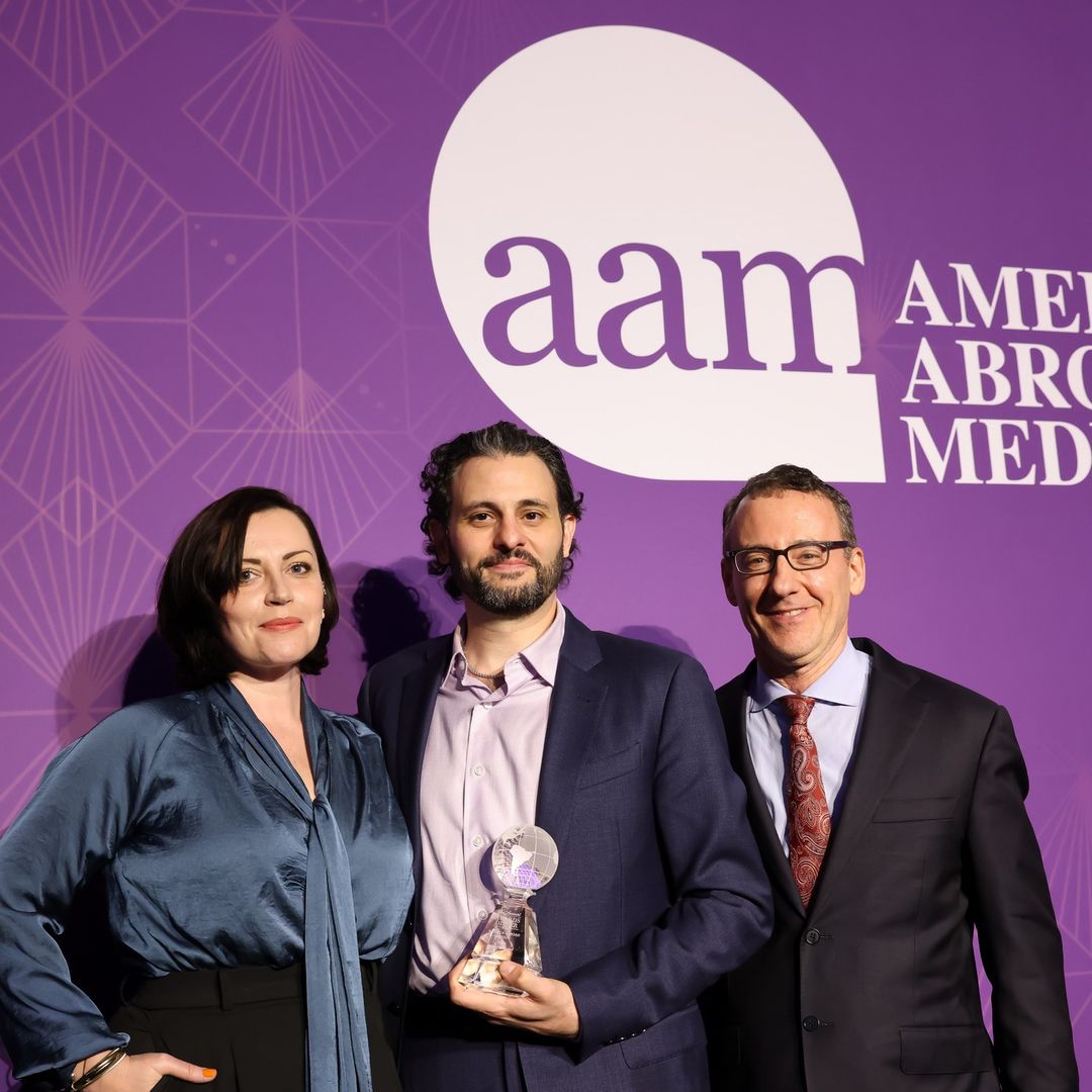 @ArianMoayed & Dagmara Dominczyk from the AAM's 11th Annual Awards Dinner. via: america_abroad