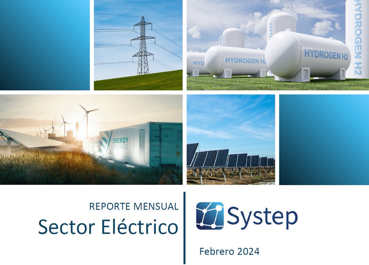 El equipo Systep tiene el agrado de presentarles el reporte mensual del mes de febrero 2024.

La editorial de este mes analiza el proyecto de ley de Normalización Tarifaria ingresado en enero de 2024.

¡Te invitamos a leerla y opinar al respecto!   systep.cl/es/reporte/