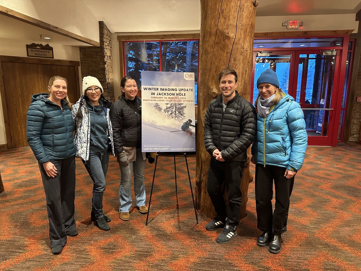 Thank you ⁦@cmescience⁩ for an amazing CME radiology course in Jackson Hole! World class radiology education x world class skiing = perfection ⁦@kielar_ania⁩ ⁦@chemshift1⁩ ⁦@LIRADS5⁩ ⁦@SocietyAbdRad⁩ ⁦@sruradiology⁩ ⁦⁦@StanfordRad