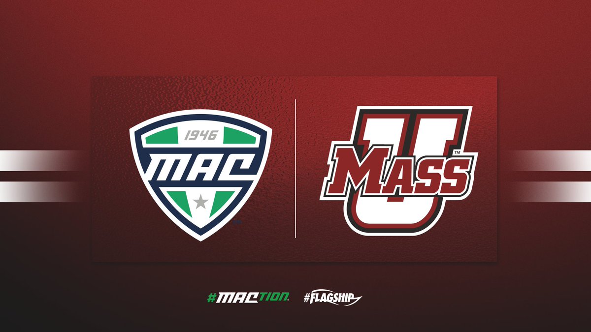 A new era begins! Massachusetts is headed to the @MACSports, beginning July 1, 2025. 🔗 bit.ly/UMassMACtion #MACtion 𝘅 #Flagship 🚩