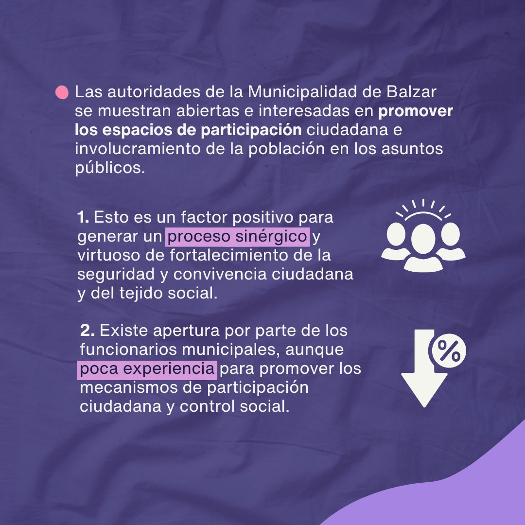 #GuayasConvive: #Balzar cuenta con autoridades predispuestas a promover espacios de participación ciudadana, lo cual es un factor positivo que contribuye al fortalecimiento del tejido social.

Conoce más acerca de los resultados de este cantón en nuestra web.

#OPPG