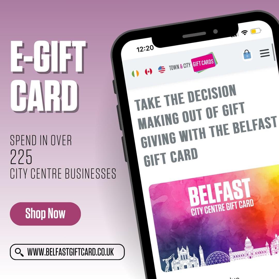 Belfast City Centre Gift Card tweet media