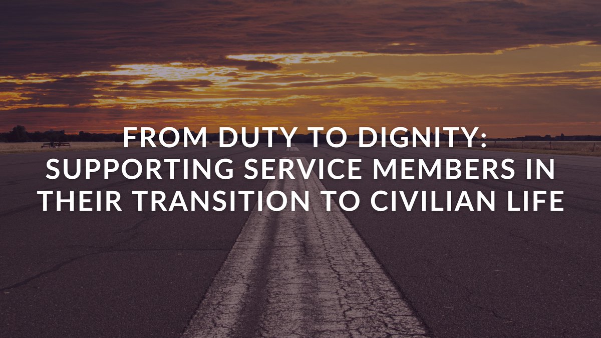 OUT TODAY: CCJ’s Veterans Justice Commission released new recommendations to help the @DeptofDefense and @DeptVetAffairs better support at-risk service members during their transition from military to civilian life: counciloncj.foleon.com/veterans-commi…