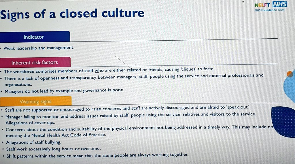 We had our amazing learning event on Psychological Safety. Over 300 people attended. Thank you to all our wonderful Speakers. #openness #fairness #learning @CathrineLund4 @KDerben @BansalHarjit @RebeccaRowley20 @sealy763 @KateFTSUG_NELFT @NELFT @NELFTLetsEngage