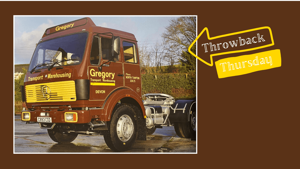 On the day that only arrives every 4 years it seems fitting to feature a past relick - the Mercedes SK tractor unit. Bought as a 38-tonne, 2-axle artic unit this Mercedes was in service from 1985-1995. #ThrowbackThursday #TT #VintageTrucks #heritage #History #DeliveringWinners