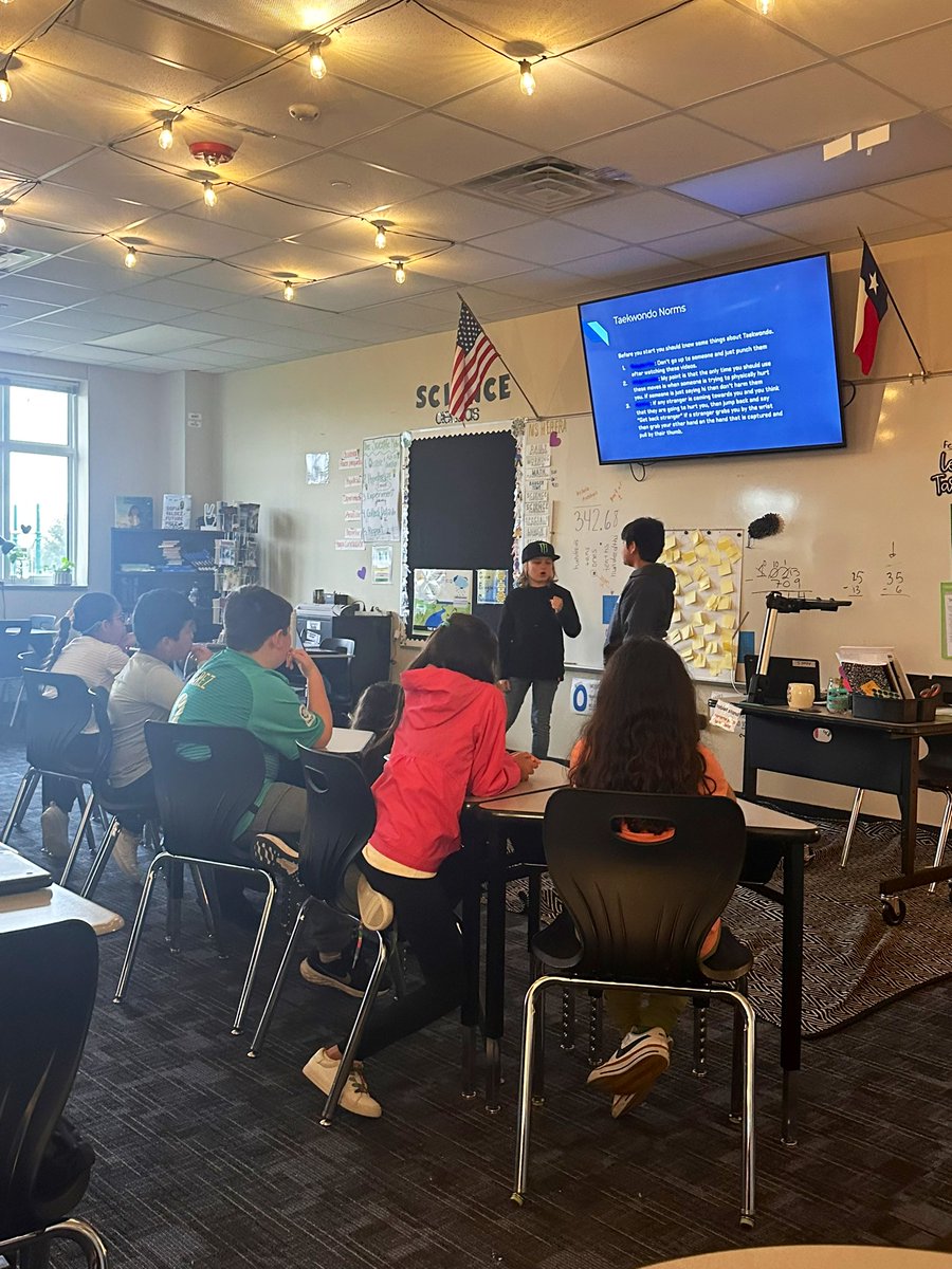 Practicing for <a href="/nisdexpo/">NISDExpo</a> tonight!! My class is getting a Taekwondo demonstration!