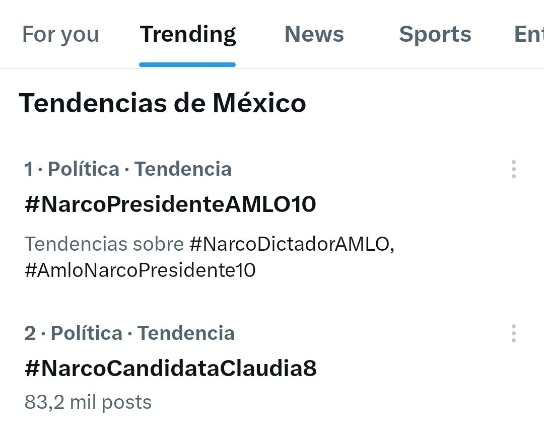 Antes de iniciar la campaña, dejemos claro una cosas 👇🏻😏

#NarcoPresidenteAMLO10
#NarcoCandidataClaudia8 

🔃 RT infinito si no eres bot 🤞🏻❤️