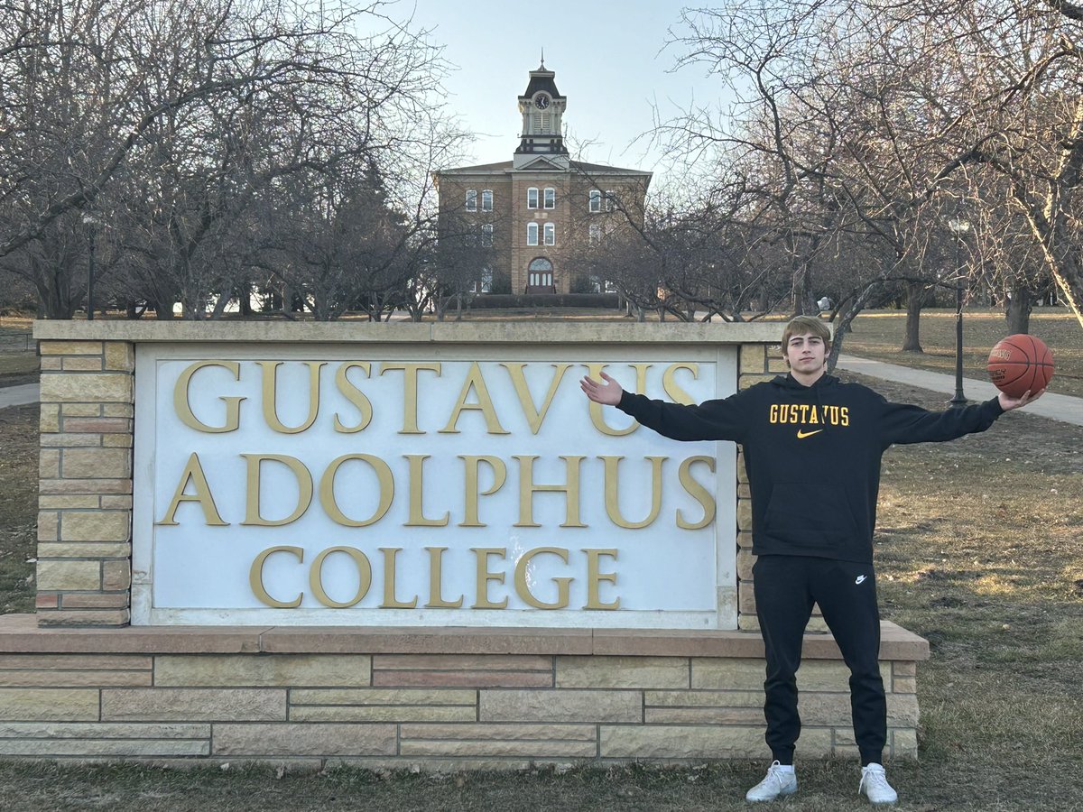Extremely excited to announce my commitment to Gustavus Adolphus College. 🟡⚫️ Huge thank you to my family, friends and coaches that supported and helped me along the way. <a href="/Gustavus_MBB/">Gustavus Basketball</a> <a href="/AlbanyBoysBball/">Albany Boys Basketball</a> <a href="/MNCometsElite/">MN Comets</a>