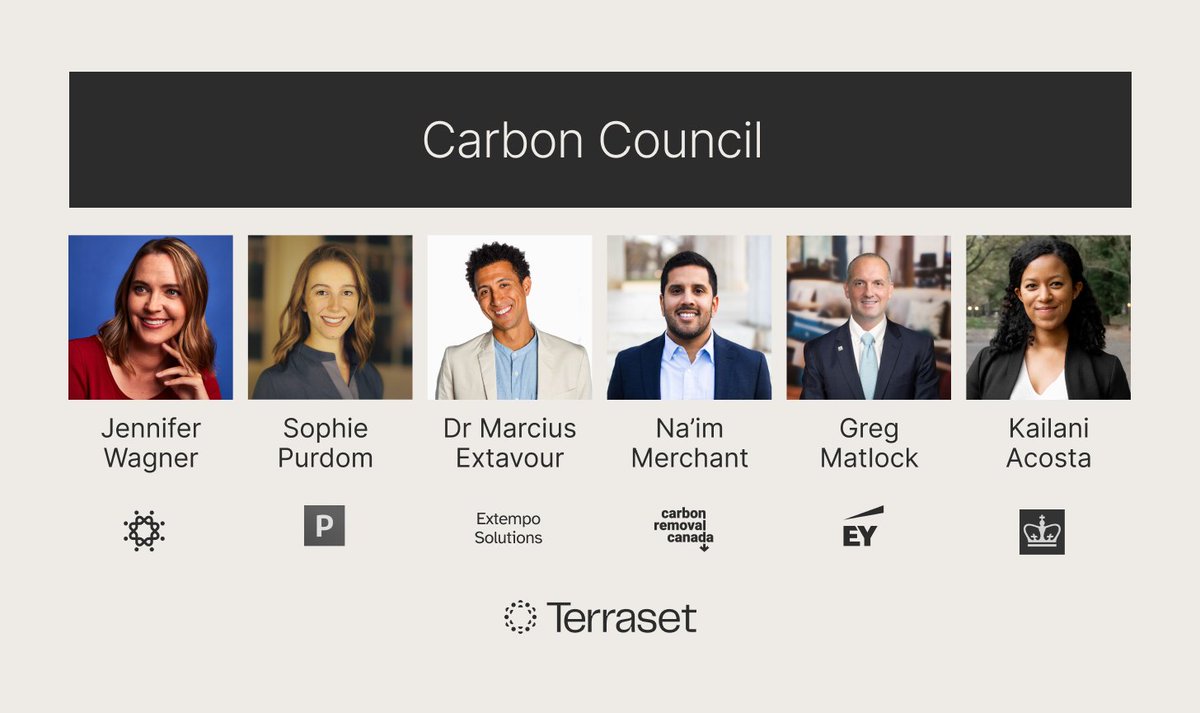 We're launching our Carbon Council! This team of experts will help guide our carbon removal purchases as we aim for gigaton impact. Check out the details here 👉 terraset.substack.com/p/introducing-…