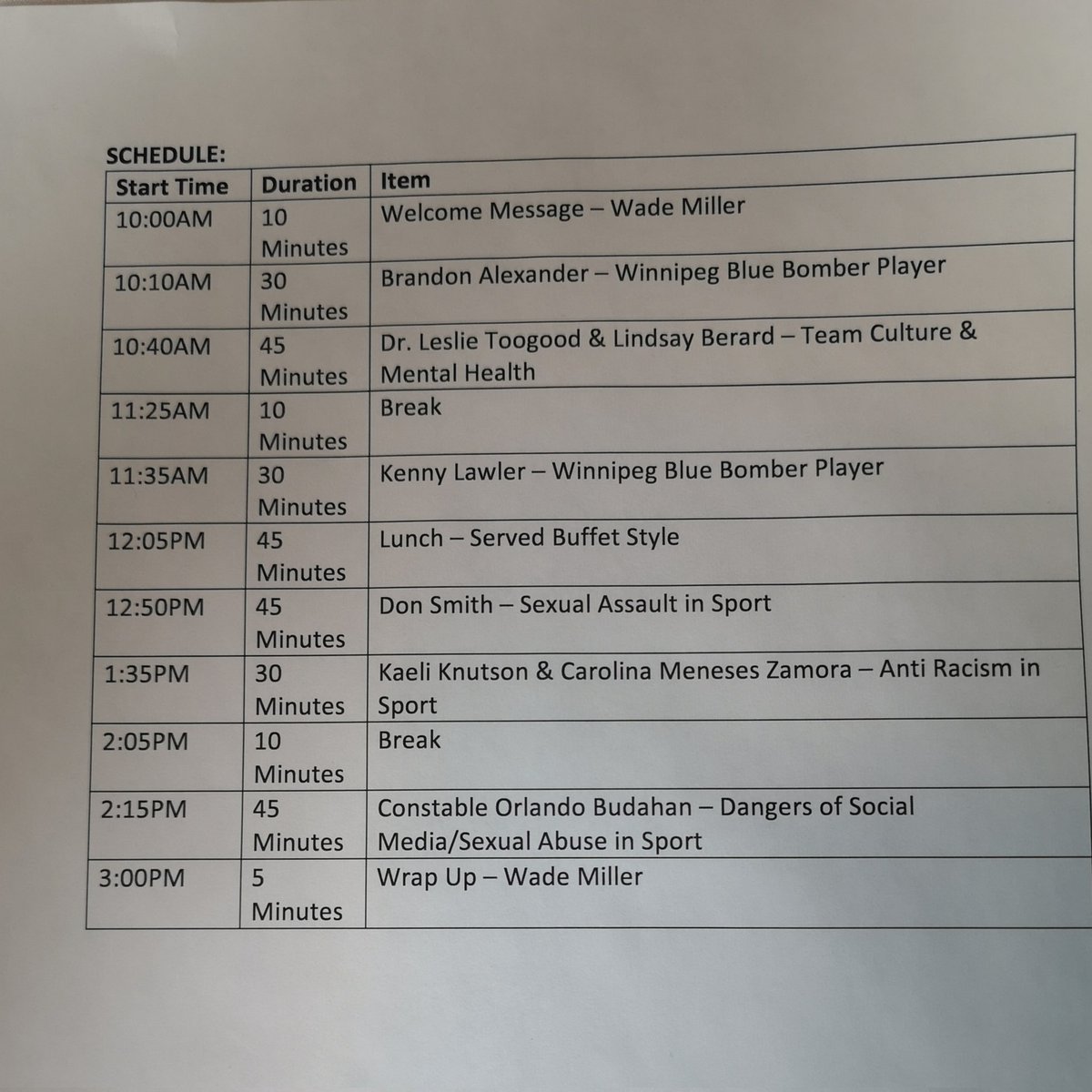 _MaplesFootball's tweet image. Thanks @Wpg_BlueBombers for hosting  today's leadership conference! #forthew