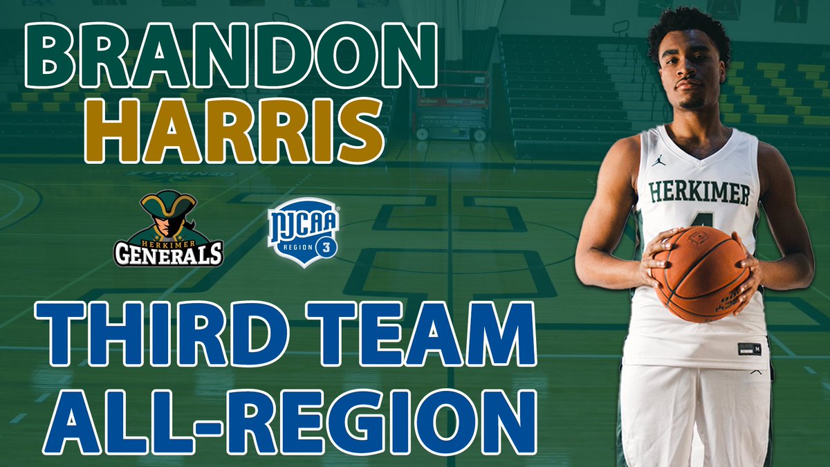 Congratulations to Herkimer Men's Basketball players who earned All-Region honors:

Freshman Oladele Oladitan, First Team
Sophomore Nick Boyce, First Team
Freshman Jayson McGhee, Second Team
Sophomore Brandon Harris, Third Team

#HerkNation I #DefendTheHill 💚💛⚔️