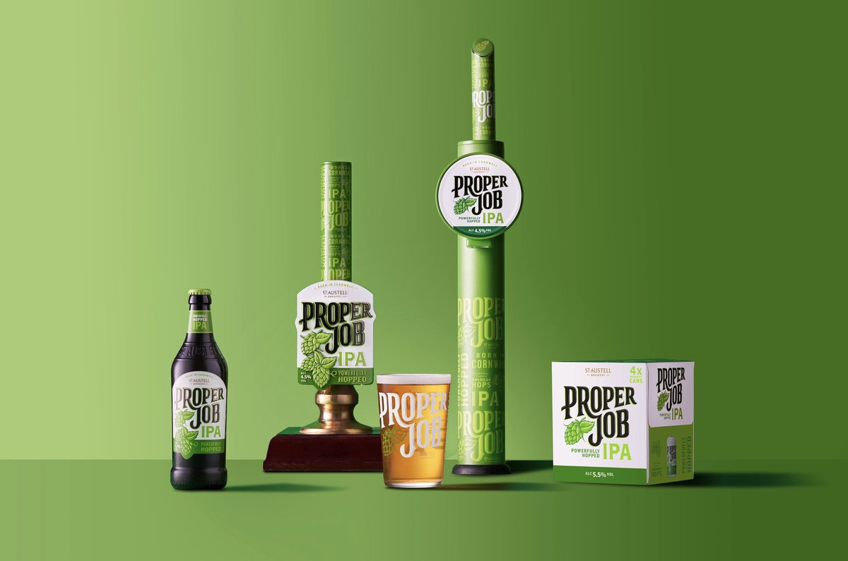 New look, same Proper IPA. We’re excited to unveil a new look for our flagship IPA, Proper Job which will hit pubs and supermarkets across the UK from March. Read the full story about our latest rebrand here: staustellbrewery.co.uk/about-us/our-b…