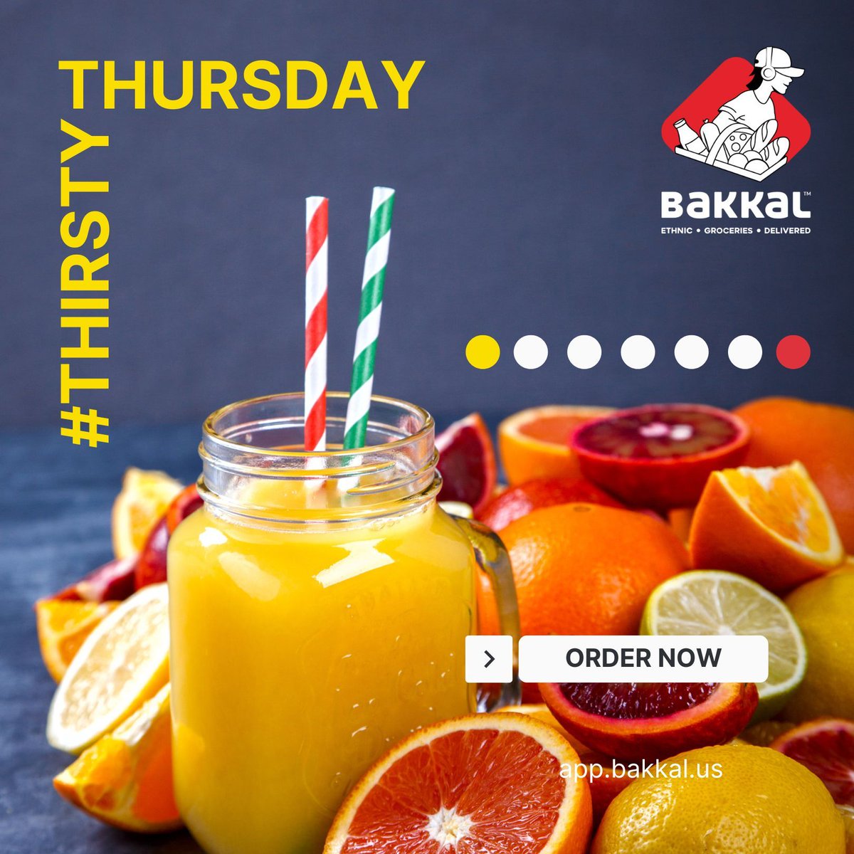 Thirsty Thursday calls for refreshing beverages! 🥤🍹 Discover Bakkal's wide range of drinks. Order now and quench your thirst in style! #ThirstyThursday #DrinkUp #RefreshingDrinks #BeverageTime #QuenchYourThirst #ThirstQuencher #OnlineShopping #Convenience #DrinkSelection
