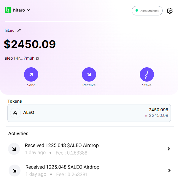 hitarayo's tweet photo. $ALEO: the biggest Airdrop in upcoming bull run!

You have just few days to complete it.

Cost: FREE
Time: 15 min
Potential: $8,000

Dive into step-by-step video guide🧵👇 https://t.co/KNzd462D8a
