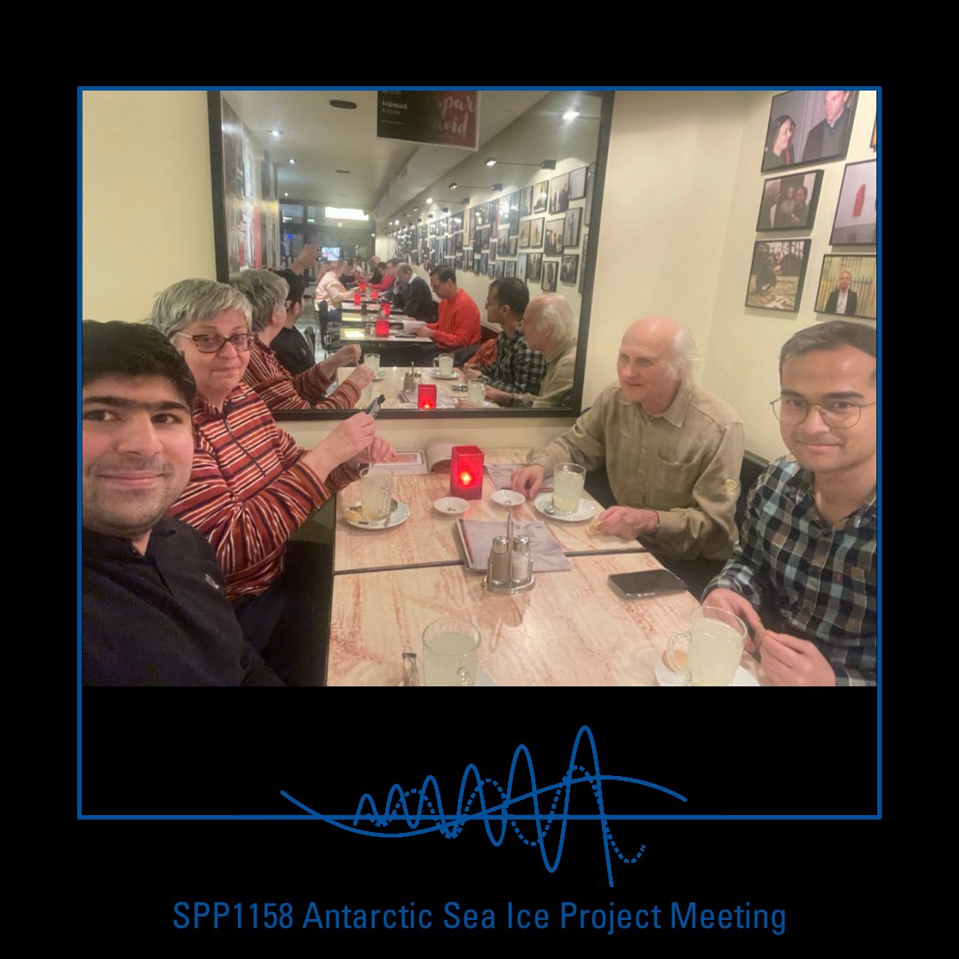 In the framework of the SPP1158 Antarctic Sea Ice project, we met in Bremerhaven at our partner institution, Alfred Wegener Institute (AWI), in the middle of February. With much motivation, we discussed our work progress and planned our future papers. Thank you for having us!