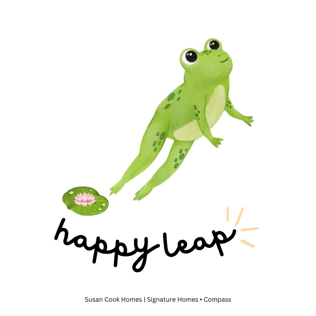 Happy #LeapDay! What are you doing with your extra day of the year?
𝓢
𝓢
𝓢
#susancookhomes #signaturehomescompass #compasschicago #realestate #realtor #leapyear #february29 #happyleap #extraday #justforfun