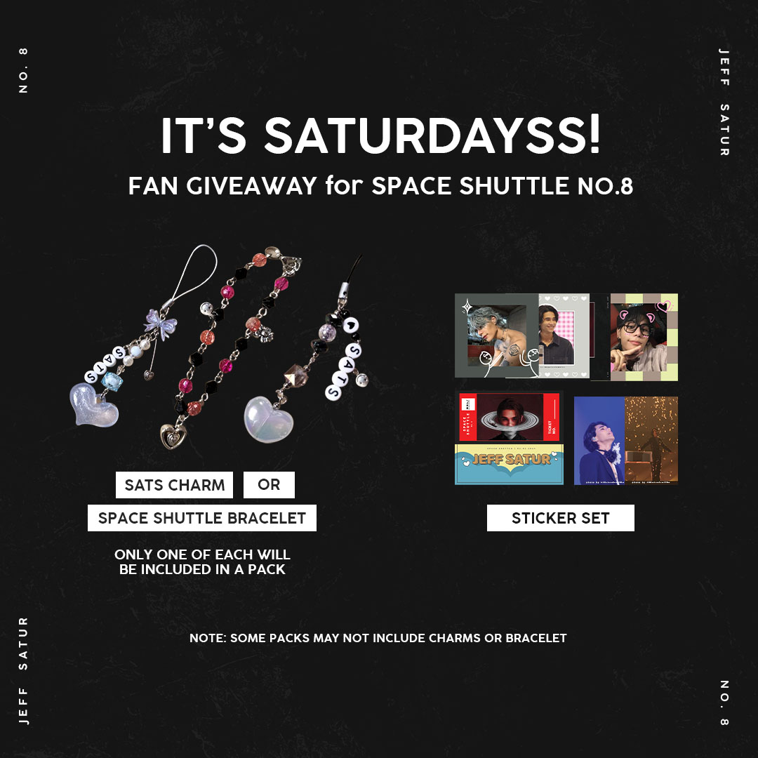 bitaminBooo's tweet image. Hey Sats! Here&apos;s a little gift for you. Let&apos;s all scream and sing our heart out this Saturday with Jeff! 

𝑰𝑻&apos;𝑺 𝑺𝑨𝑻𝑼𝑹𝑫𝑨𝒀𝑺𝑺!
Space Shuttle No. 8 in Manila
March 2, 2024
Loc: 𝐓𝐁𝐀

 #JeffSaturInManila #SpaceShuttleNo8inManila #JeffSatur #SpaceShuttleNo8 #saturdayss