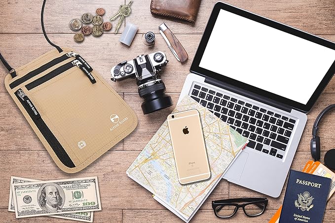 With Alpine Rivers' Neck Wallet, enjoy full RFID protection, keeping your personal info safe from electronic theft. Its sleek design means carrying your essentials in style & comfort. Discover the ultimate travel accessory 

➡️ alpine-rivers.com/home 

#SecureTravel