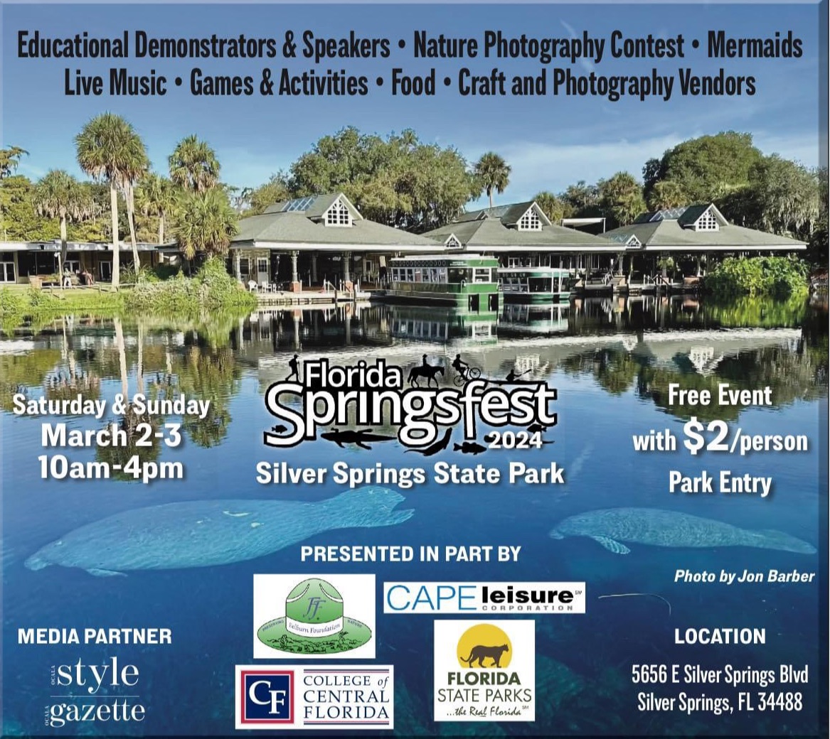 flsprngscouncil's tweet photo. Ryan, Brenda and Chloe are looking forward to seeing springs advocates at Silver Springs State Park THIS SATURDAY (March 2) for SpringsFest! 

The Florida Springs Council will have a table set up at the event with our pint glasses, shirts, springs guides and more! https://t.co/p6st0zcvxz