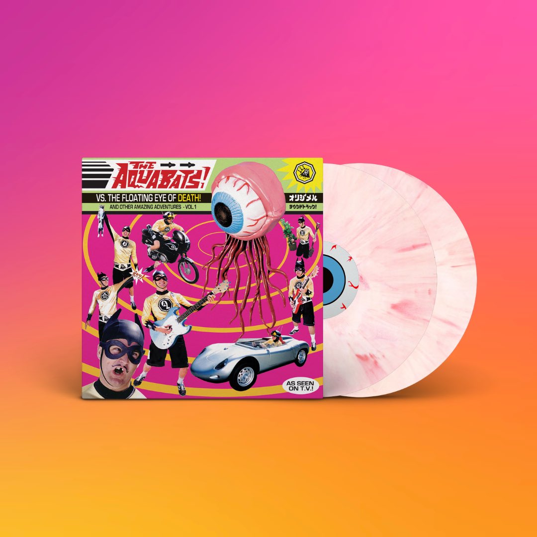 TheAquabats's tweet image. Our 8th studio album, Finally!, is 17 songs strong. We've put our heart &amp;amp; soul into this thing!! It's been YEARS in the making. Link to preorder NOW theaquabats.com/preorder