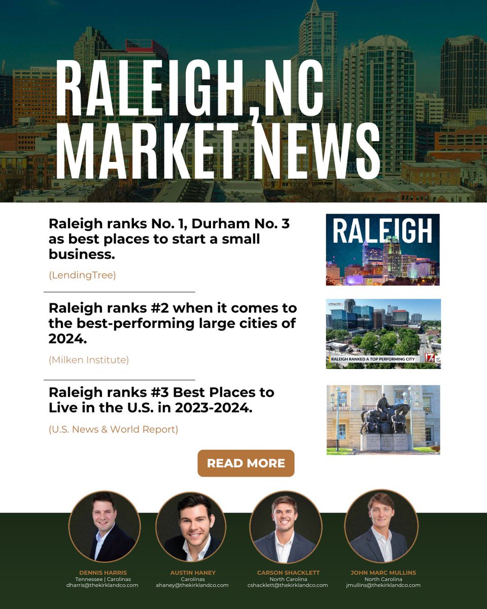Keeping you up-to-date on what's happening in today's Raleigh, NC market! Read more at hubs.li/Q02mHZrx0.