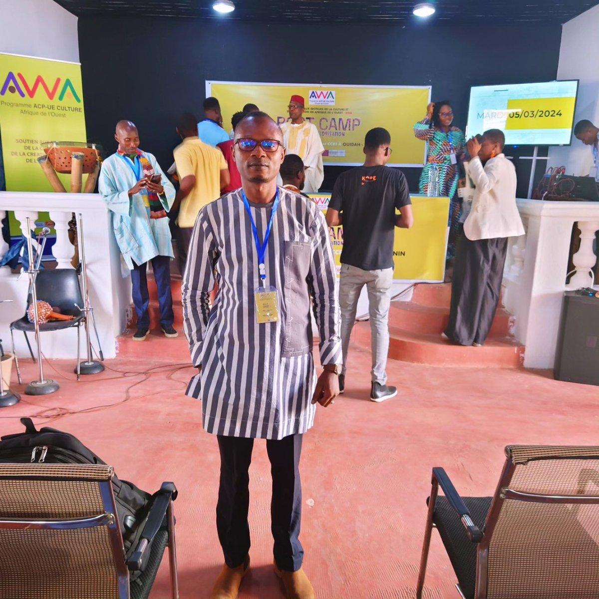 evan_gnandi's tweet photo. Du 29 février au 4 mars, je serai à Ouidah, au Bénin, pour participer en tant que Chargé de Programmes et de l'Innovation de l'Institut Kôrè des Arts et Métiers du Togo (IKAM Togo), au Bootcamp du Fonds de Valorisation du Programme ACP-UE Culture - AWA. @ProgrammeAwa https://t.co/EUcugsuolC