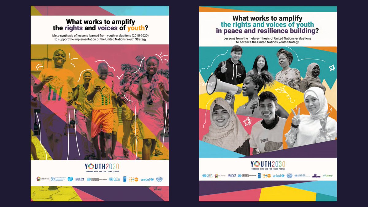 What works to amplify the rights and voices of youth?

#UnlockLearning with lessons to advance #Youth2030

See 2 learning resources: unfpa.org/evaluation

#DayForLearning #WithLearningComesChange
#Eval4Youth