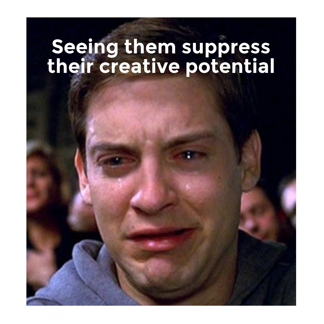 is heartbreaking. Don't let fear and self-doubt hold you back from expressing yourself. Embrace your unique talents and unleash your creativity, for the world needs your innovative ideas and artistic vision. #UnlockYourCreativity #EmbraceYourPassion